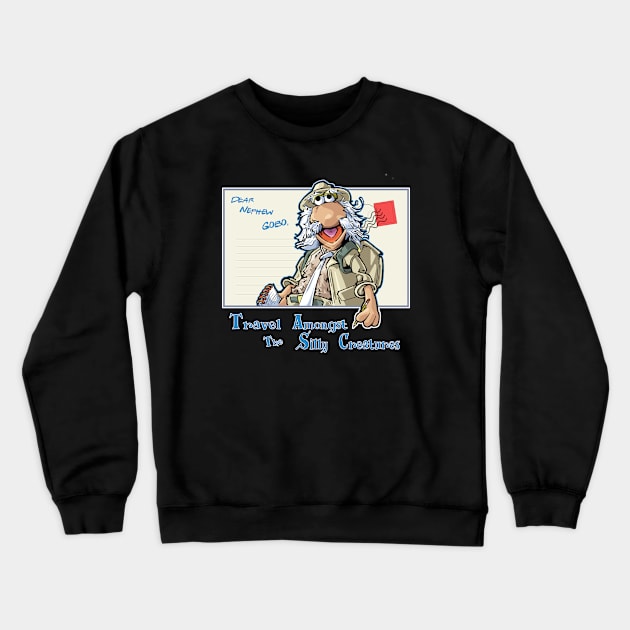 Travel among the silly creatures Crewneck Sweatshirt by ActionNate